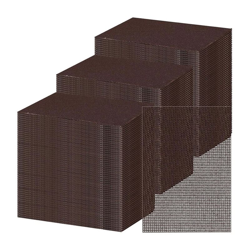 Screen Top Mesh - ABRU-100 Pack Grillreinigingsschermen 4x5,5'' Voorgebehandelde schuurgaaspads