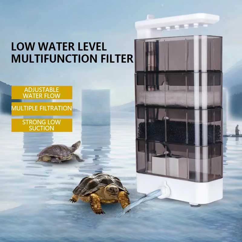 Aquael Filter Fzn - 3-In-1 Aquarium Stille Vis Schildpad Tank