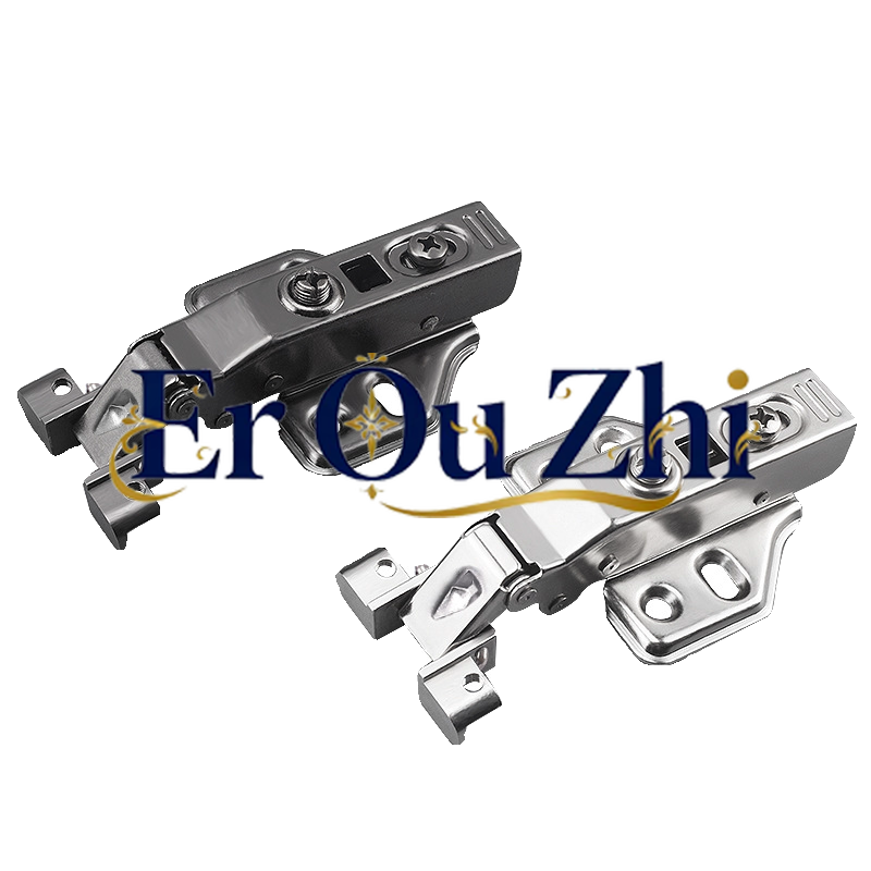 Glass Door Hinge - Minimalistische geweerzwarte scharnierende aluminium frame kastdeur