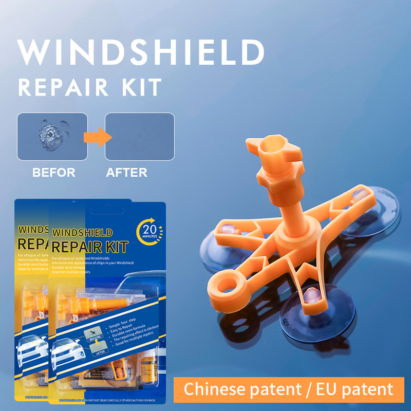 Glass Door Hinge - Autovoorruitreparatieset Gereedschap Autoglas Voorruitreparatieset Geef deurgreep