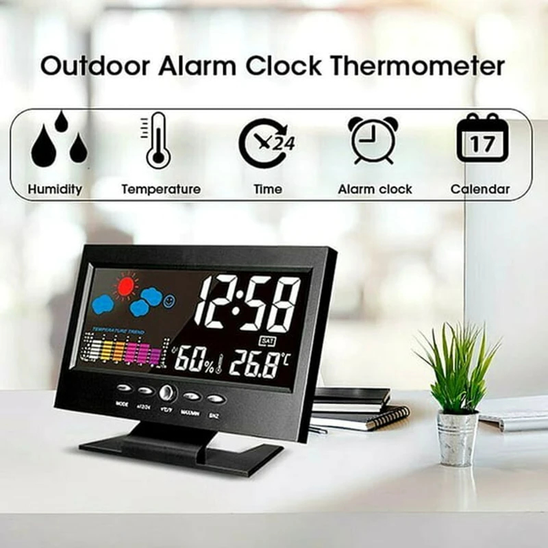 Digitaal LED-weerstation Tempe - Digital Hygrometer Probe recensie en prijs