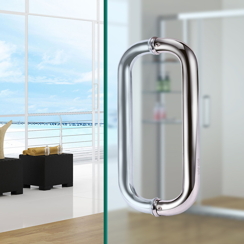1 paar roestvrijstalen glazen  - Glass Door Hinge recensie en prijs